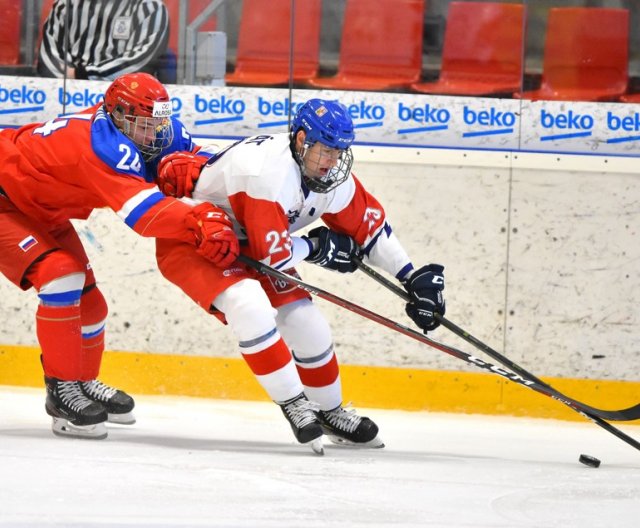 U18 - Příbram: Česko vs Rusko, 12.10.2019