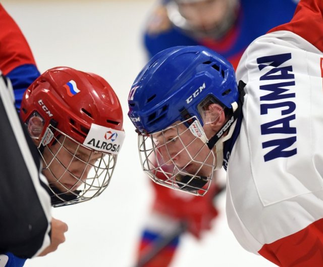 U18 - Příbram: Česko vs Rusko, 12.10.2018