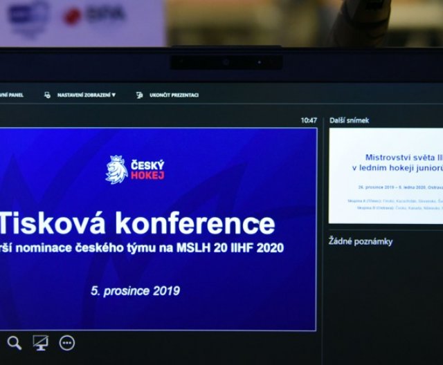 Tisková konference: Nominace na domácí MS U20