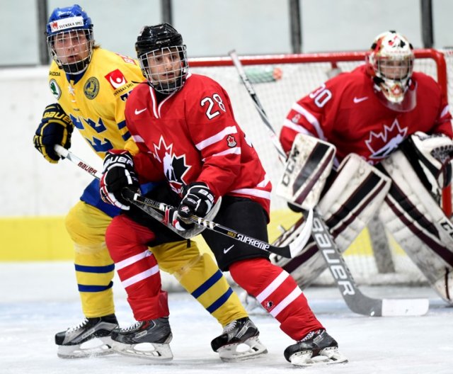 U18: Kanada - Švédsko, Břeclav, 11.8.2015