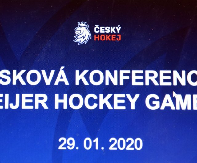 Tisková konference k nominaci národního týmu na Beijer Hockey Games 2020