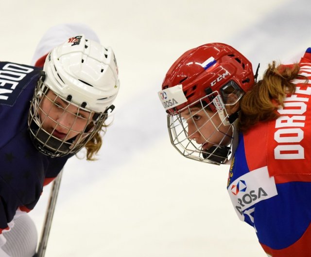 MS žen U18: USA vs Rusko, 13.1.2017