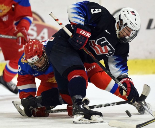 U18 - Chomutov: USA vs Rusko, 7.2.2020