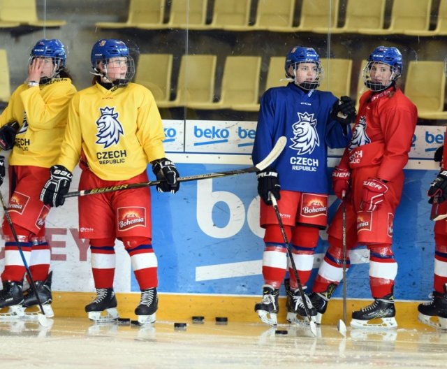 Trénink české reprezentace žen U16 před European Cupem