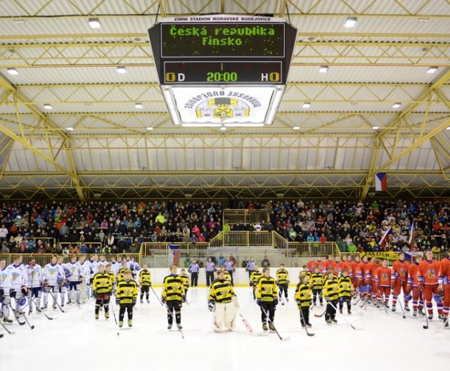 U17: Česko - Finsko, Mor. Budějovice, 29.12.2014