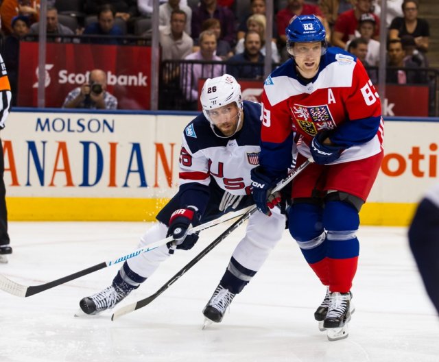 A-tým: USA vs Česko, Toronto, 22.9.2016