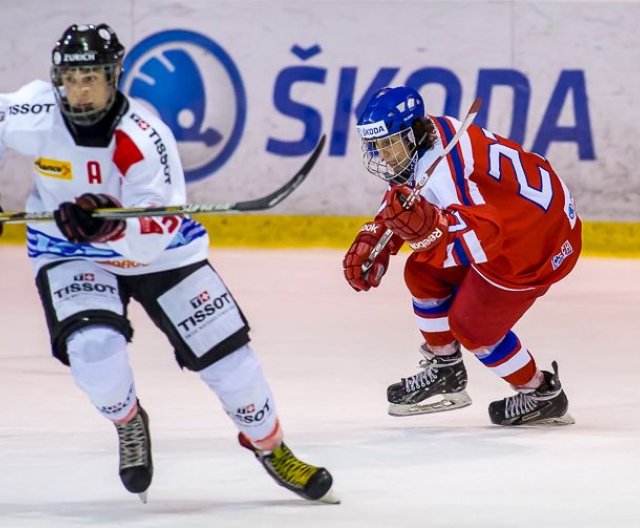 U16: Česko vs. Švýcarsko, Rokycany, 6.11.2015