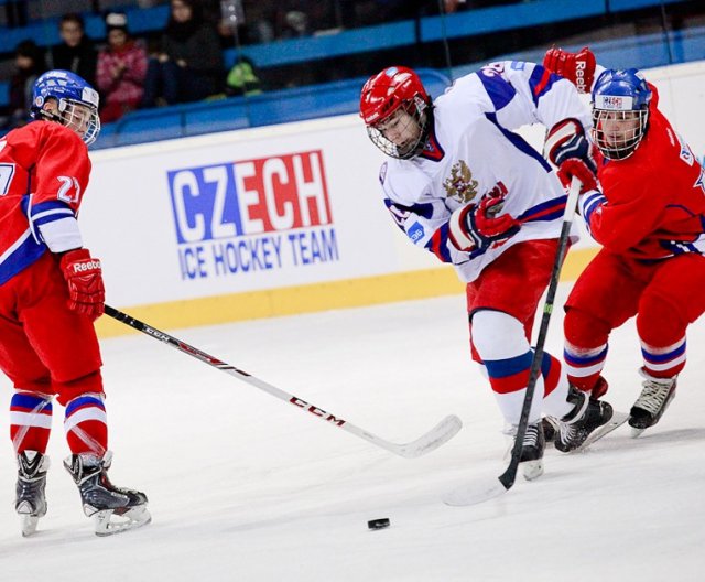 U18: Česko - Rusko, Kralupy, 8.11.2014