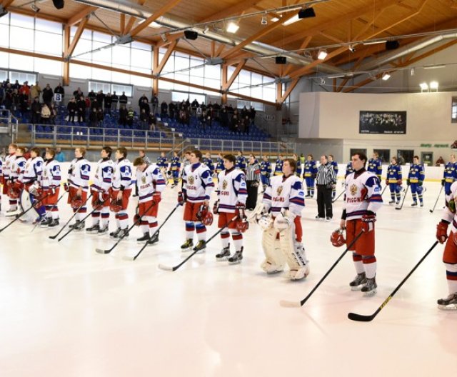 U18: Rusko - Švédsko, Kravaře, 8.2.2015