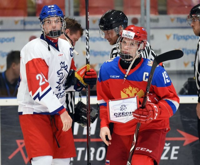 U18 - Příbram: Česko vs Rusko, 11.10.2018