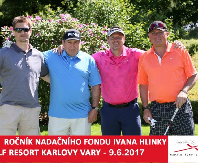 Golfový turnaj Nadačního fondu Ivana Hlinky 2017