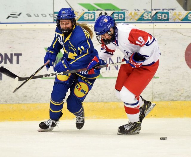 Ženy U18: Česko - Švédsko, 14. prosince 2023