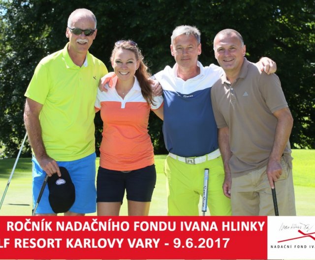 Golfový turnaj Nadačního fondu Ivana Hlinky 2017