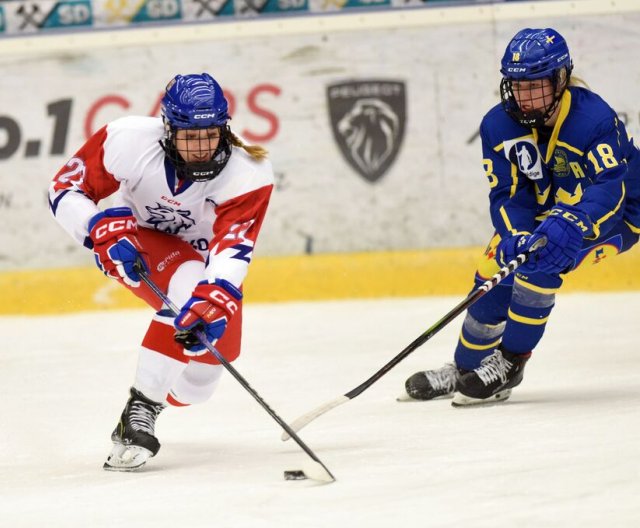 Ženy U18: Česko - Švédsko, 14. prosince 2023