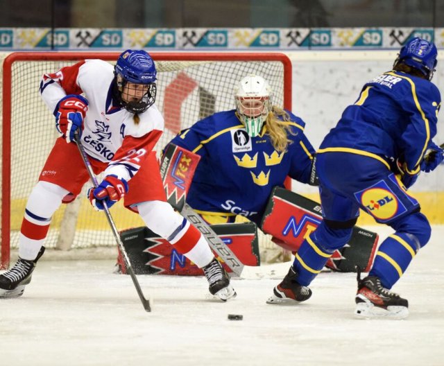 Ženy U18: Česko - Švédsko, 14. prosince 2023