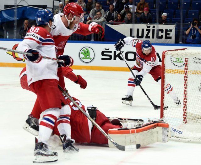 MS: Česko vs Dánsko, Moskva, 15.5.2016