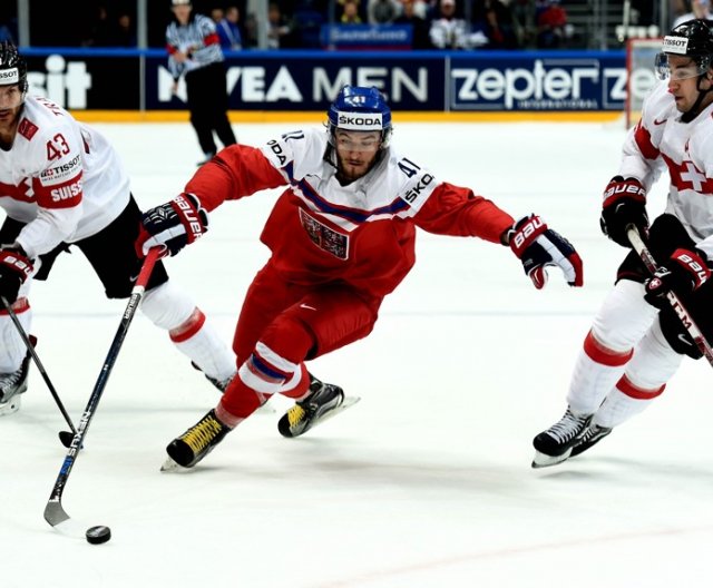 MS: Česko vs Švýcarsko, Moskva, 17.5.2016