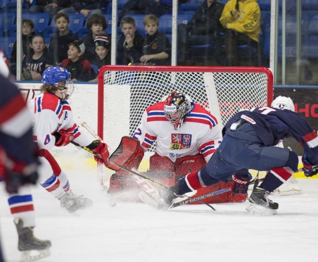 U17: Česko vs. USA, Plymouth, příprava, únor 2016