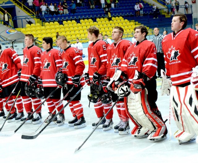 U18: Česko - Kanada, Břeclav, 9.8.2014