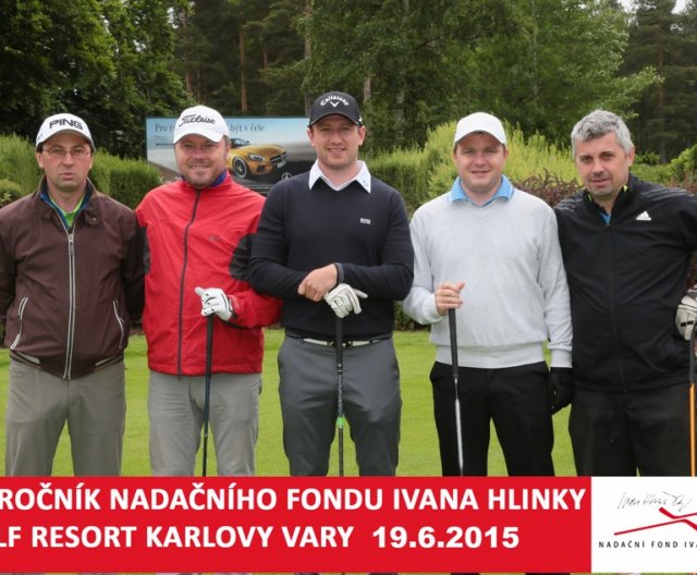 Golfový turnaj Nadačního fondu Ivana Hlinky 2015