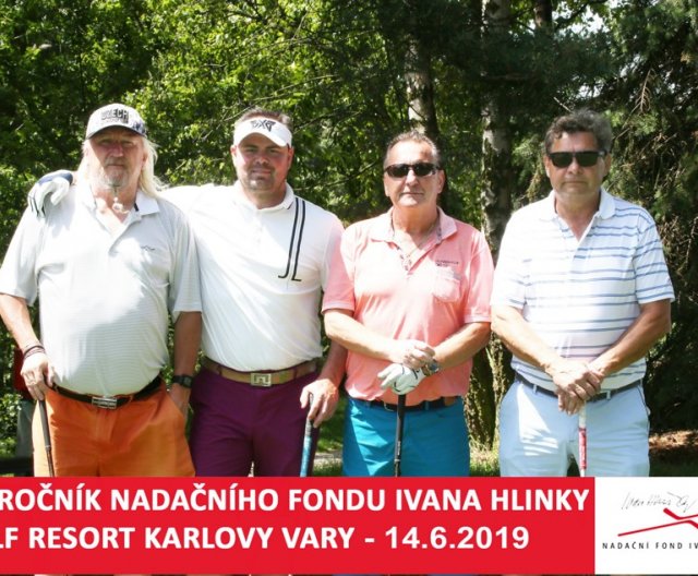 Golfový turnaj Nadačního fondu Ivana Hlinky 2019