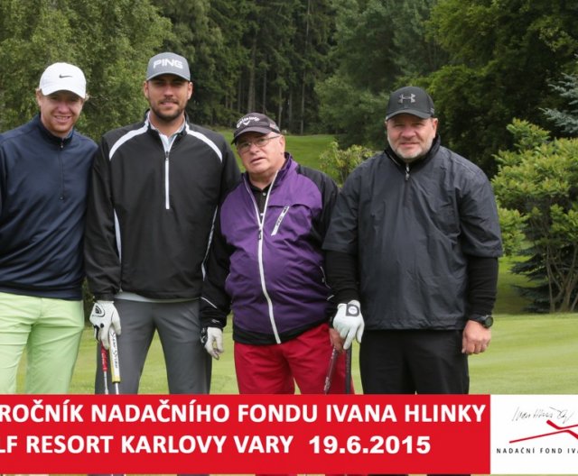 Účastníci Golfového turnaje Nadačního fondu Ivana Hlinky