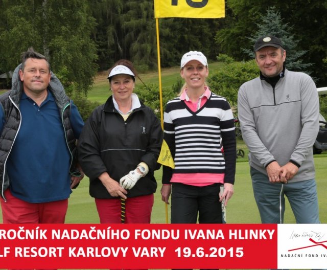 Účastníci Golfového turnaje Nadačního fondu Ivana Hlinky