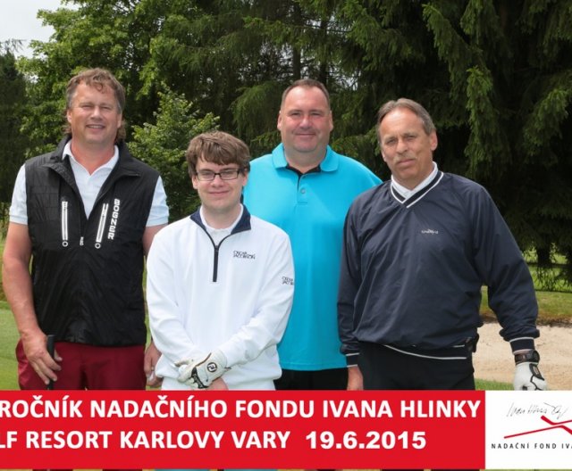 Účastníci Golfového turnaje Nadačního fondu Ivana Hlinky