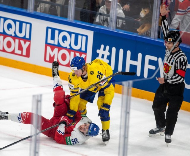 A-tým - Finsko: Česko vs Švédsko, 16. 5. 2022