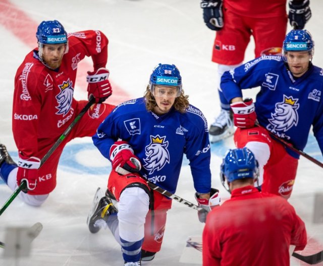 Národní tým se připravuje na OH v O2 areně, 26. 1. 2022