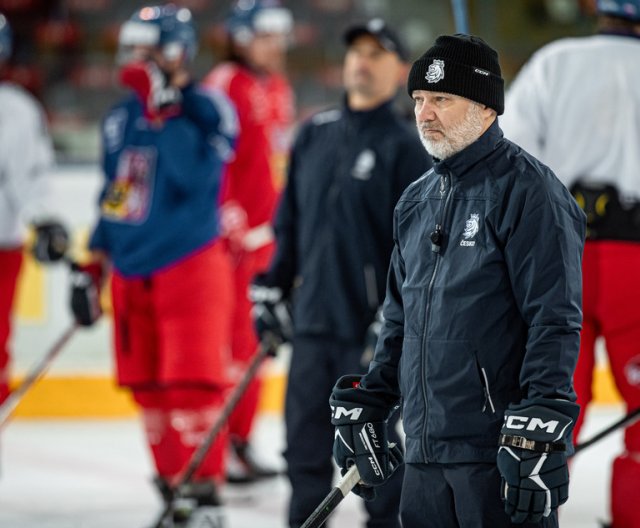 Trénink před Beijer Hockey Games v Praze - 5. února 2024