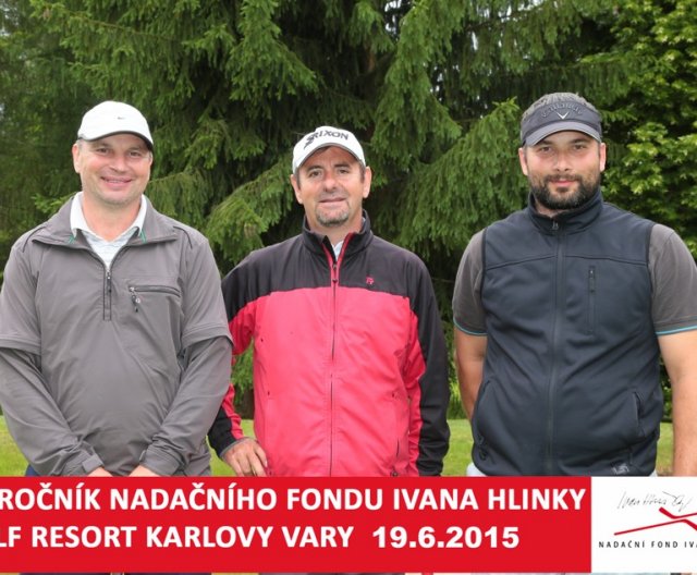 Účastníci Golfového turnaje Nadačního fondu Ivana Hlinky