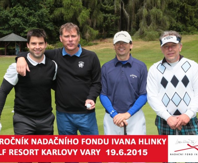 Účastníci Golfového turnaje Nadačního fondu Ivana Hlinky