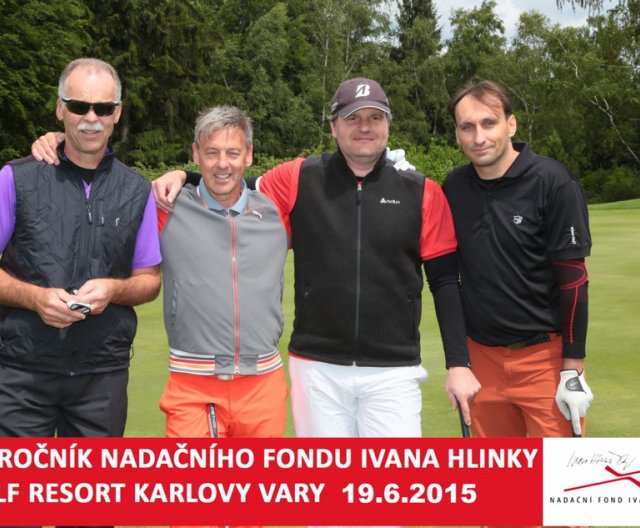 Účastníci Golfového turnaje Nadačního fondu Ivana Hlinky