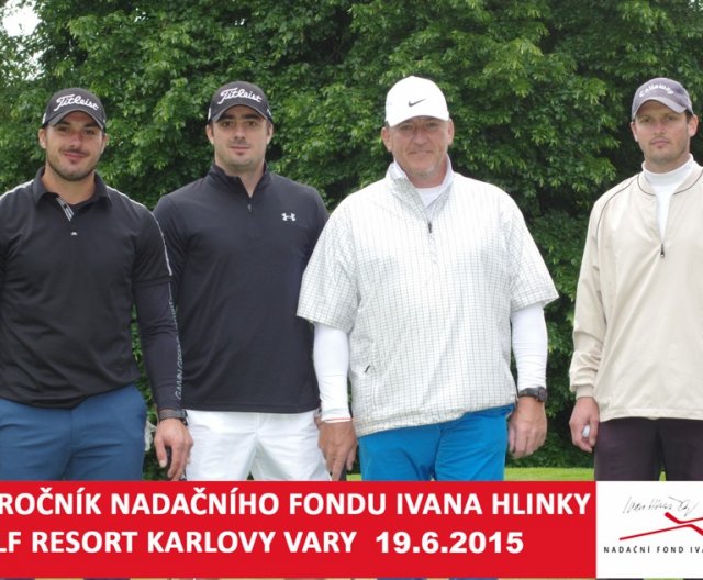 Účastníci Golfového turnaje Nadačního fondu Ivana Hlinky