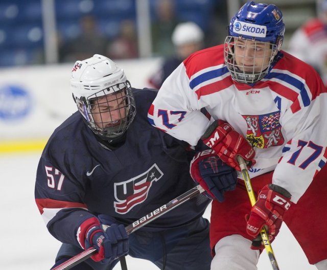 U17: Česko vs. USA, Plymouth, únor 2016