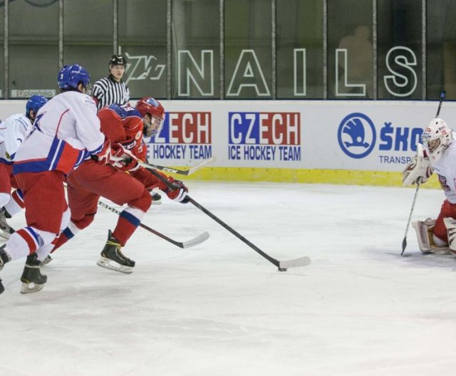 U18: Česko - Rusko, Třemošná, 22.12.2012