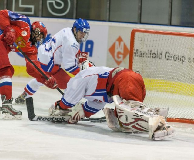 U18: Česko - Rusko, Třemošná, 23.12.2012