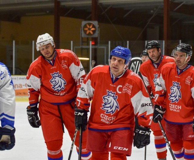 Veteráni - Tachov: Utkání proti HC Škoda Plzeň Old Boys, leden 2020