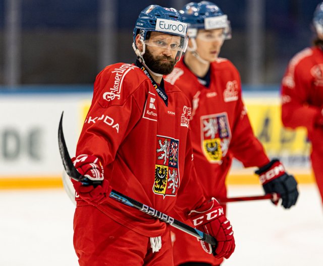 Trénink před Beijer Hockey Games v Karlstadu - 8. února 2024