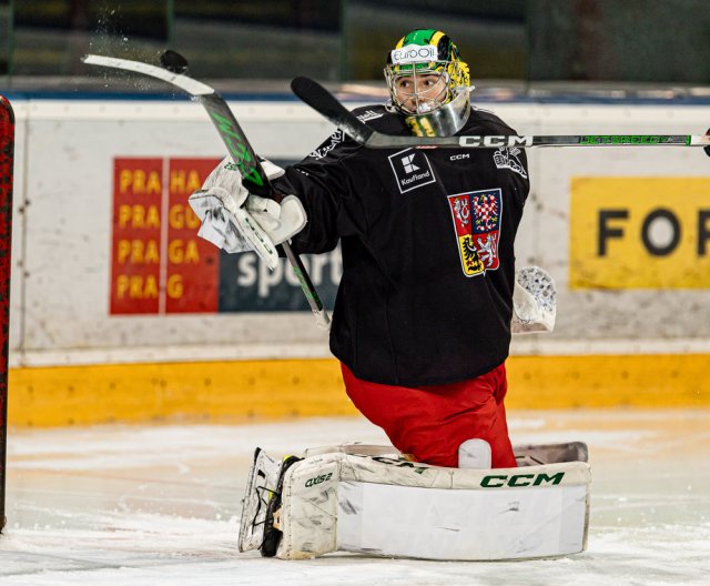 Trénink před Beijer Hockey Games v Praze - 7. února 2024