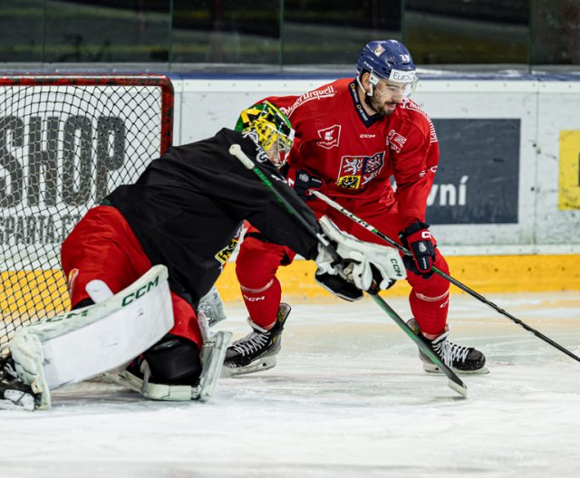 Trénink před Beijer Hockey Games v Praze - 7. února 2024