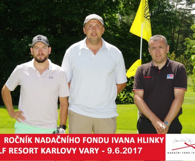 Golfový turnaj Nadačního fondu Ivana Hlinky 2017