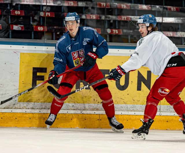 Trénink před Beijer Hockey Games v Praze - 6. února 2024