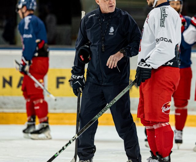 Trénink před Beijer Hockey Games v Praze - 6. února 2024