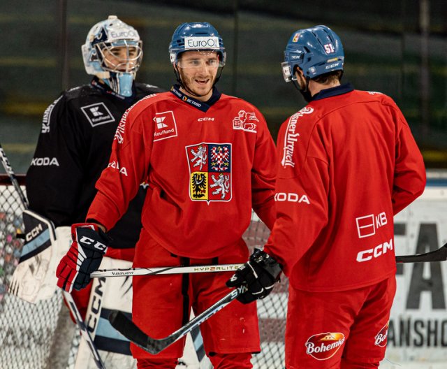 Trénink před Beijer Hockey Games v Praze - 6. února 2024