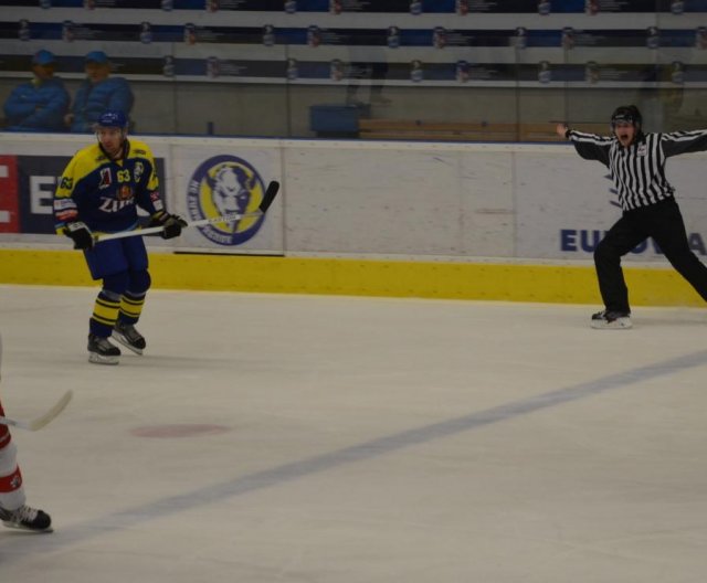 Z utkání HC Zubr Přerov – HC Slezan Opava      