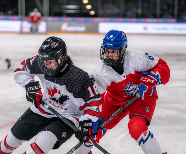 Ženy U18: Česko - Kanada, MS, 7. 1. 2024