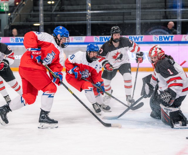 Ženy U18: Česko - Kanada, MS, 7. 1. 2024