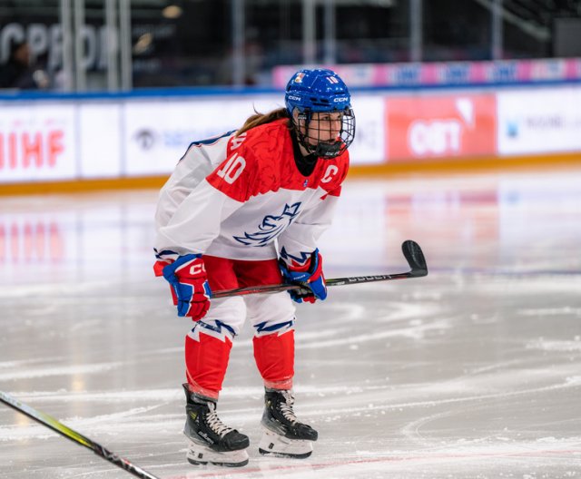 Ženy U18: Česko - Německo, MS, 9. 1. 2024